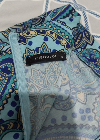 Desenli Bohem Uzun Bluzu ve Etek - Görsel 3