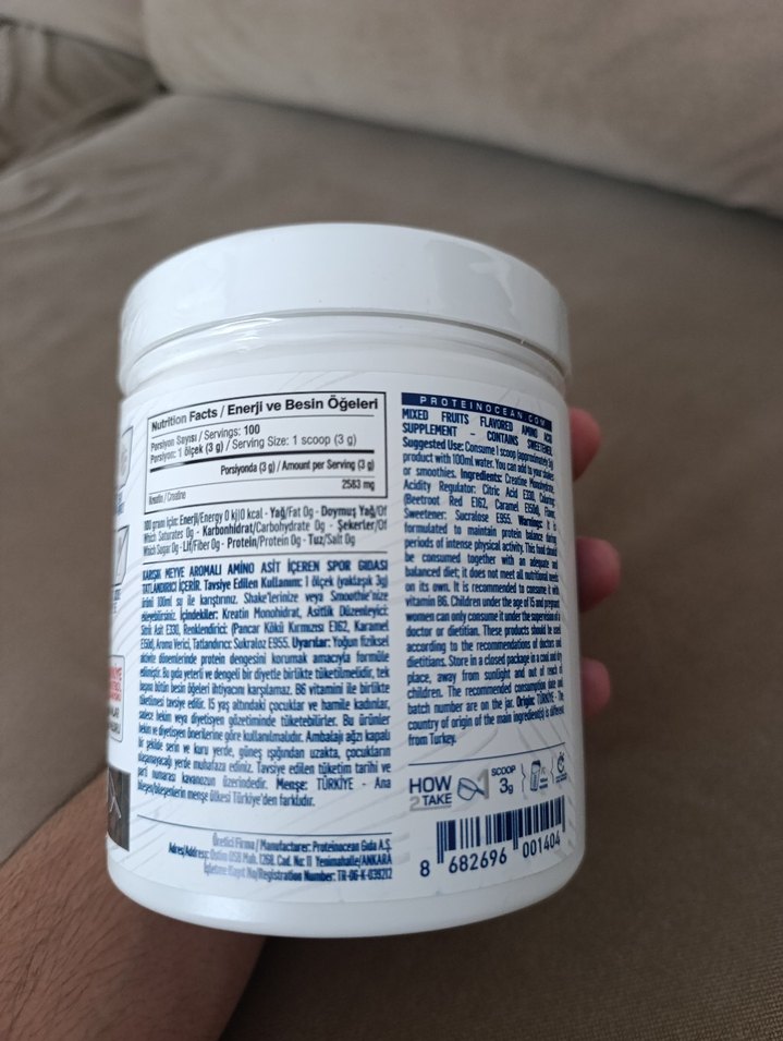 Protein OCN Kreatin Monohidrat Tozu - Görsel 3