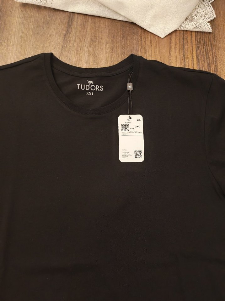 Tudors Siyah Erkek Tişört 3XL - Görsel 2