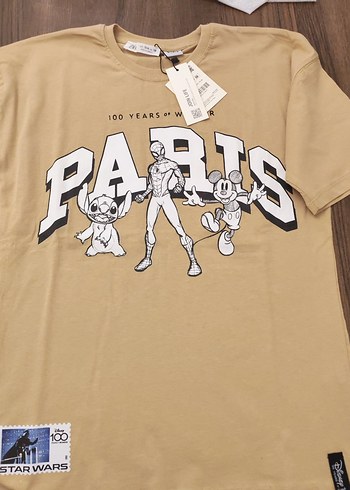 Bej Baskılı Erkek Çocuk Tişört - Görsel 2