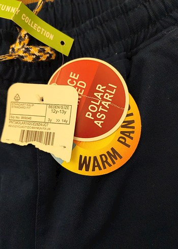 Erkek lacivert Rahat Kesim pantolon - Görsel 4