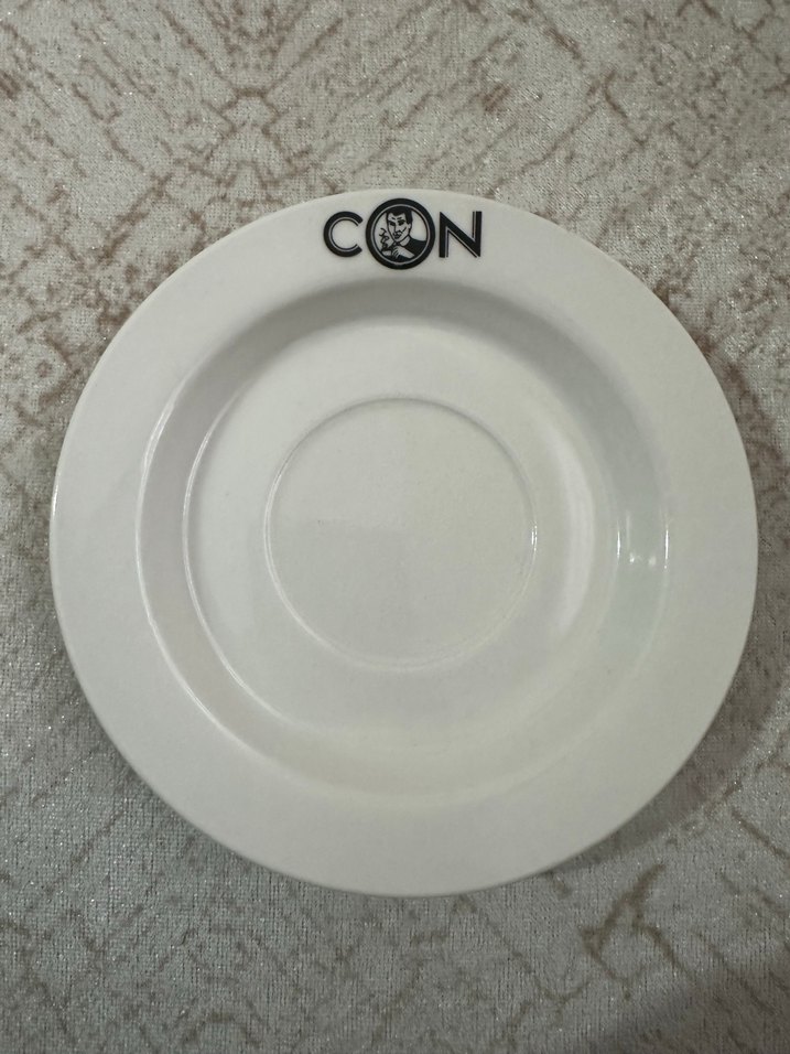 Beyaz Lefkoşa Baskılı Fincan ve Tabak - Görsel 3