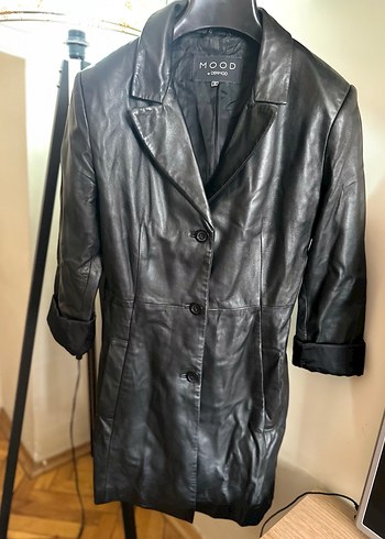 Mood by Derimod Hakiki Kuzu Derisi Ceket - Görsel 4