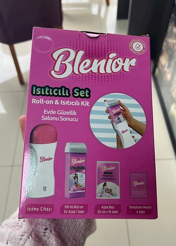 Blenior Isıtıcılı Roll-on Sir Ağda Seti 100ml - Görsel 2