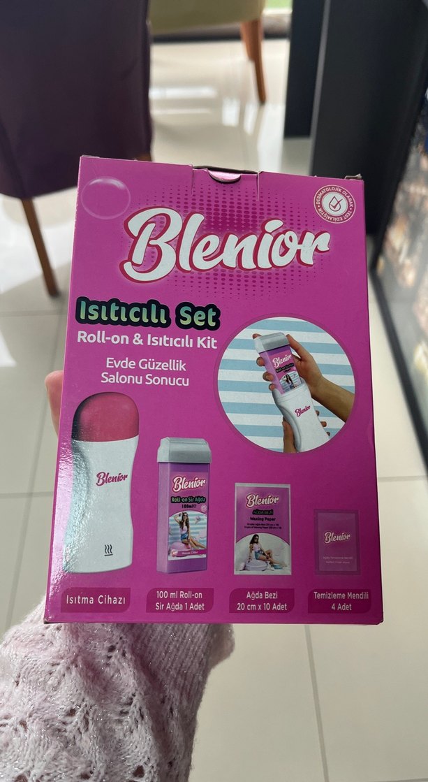 Blenior Isıtıcılı Roll-on Sir Ağda Seti 100ml - Görsel 2