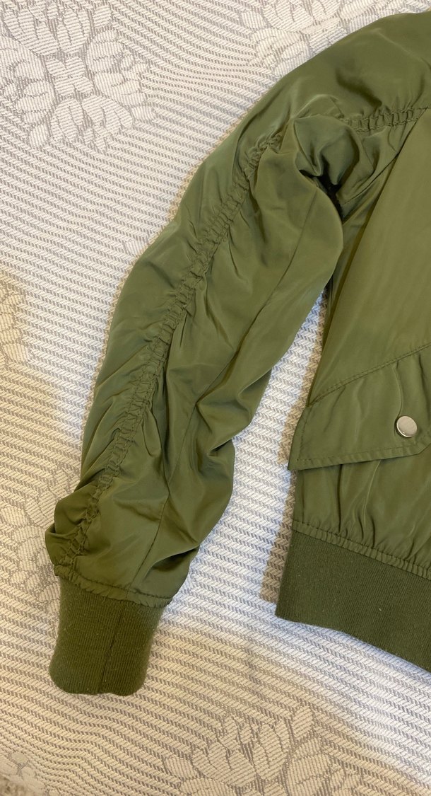 Zarif Yeşil Kadın Ceket - Görsel 2