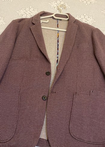 Erkek  Keten Düğmeli Ceket - Görsel 2