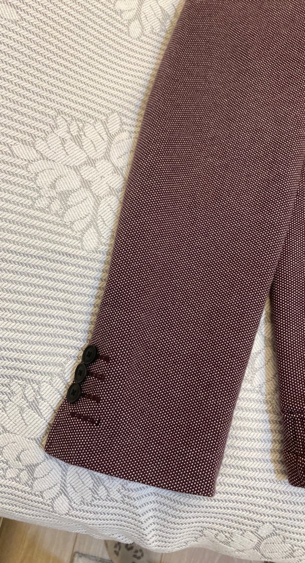 Erkek  Keten Düğmeli Ceket - Görsel 3