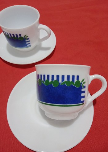 arcopal france altılı çay ve Nescafe fincan takımı - Görsel 10