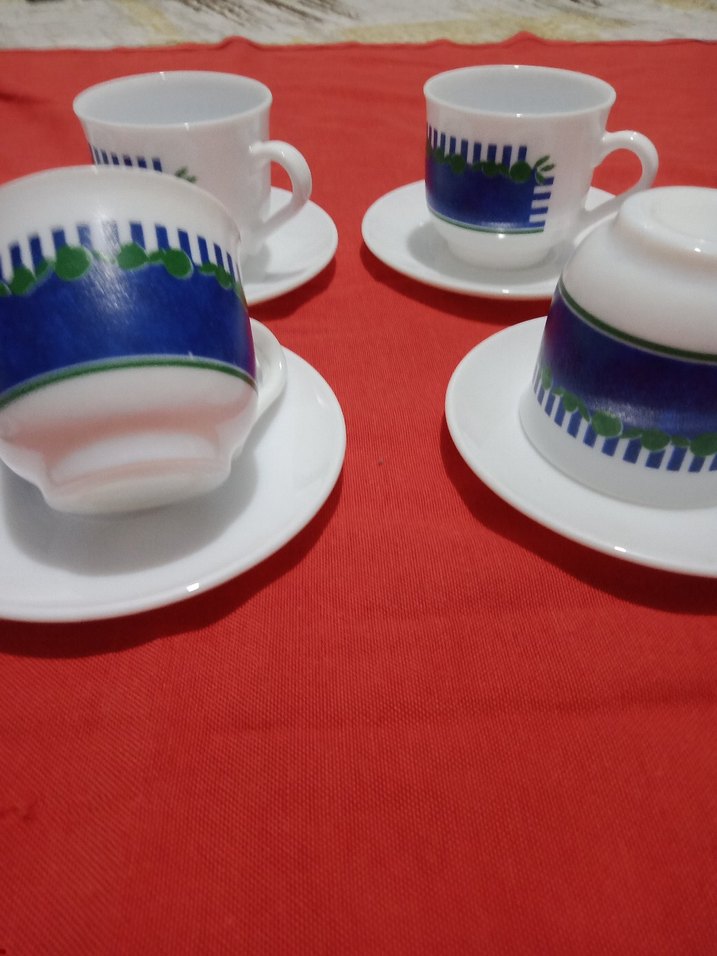 arcopal france altılı çay ve Nescafe fincan takımı - Görsel 4