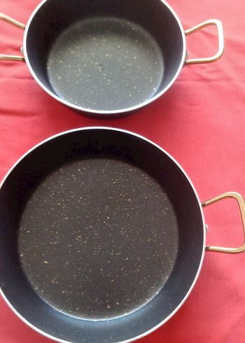 altı parça granit sahan seti - Görsel 3