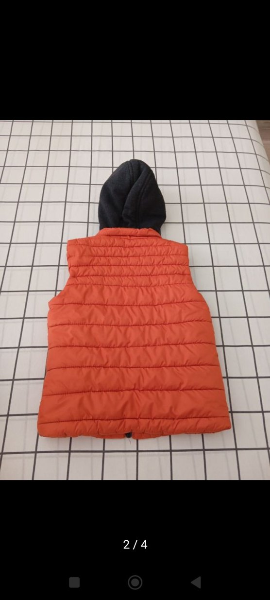 Kapüşonlu Erkek Çocuk Yelek - Görsel 2