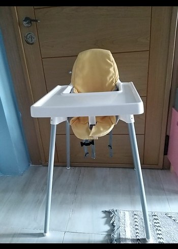 ikea Sarı Oturaklı Gri Ayaklı Mama Sandalyesi - Görsel 3
