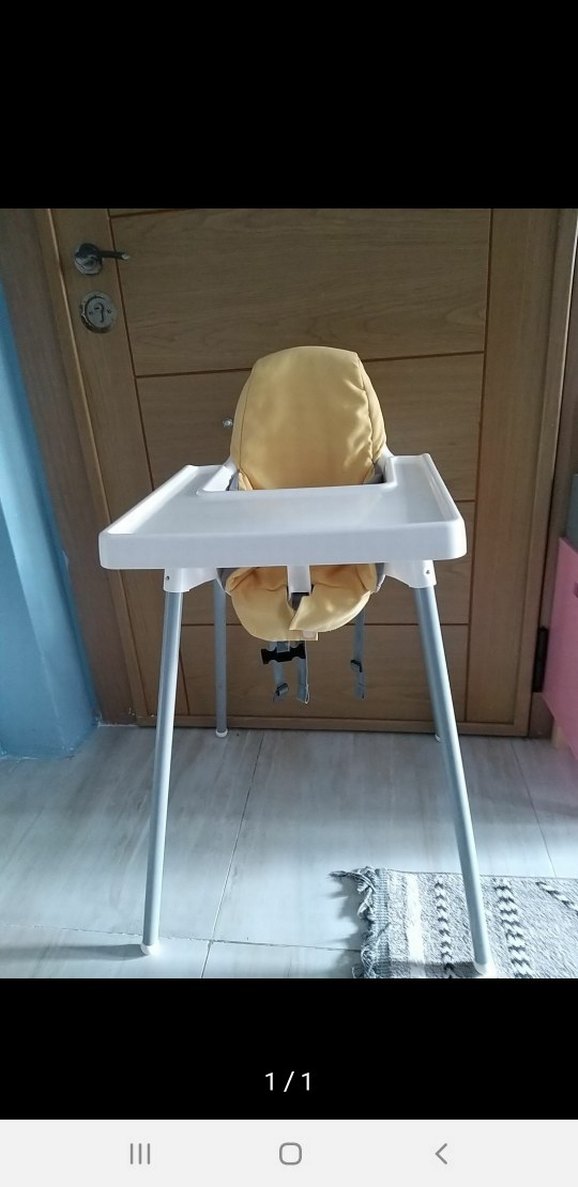 ikea Sarı Oturaklı Gri Ayaklı Mama Sandalyesi - Görsel 2