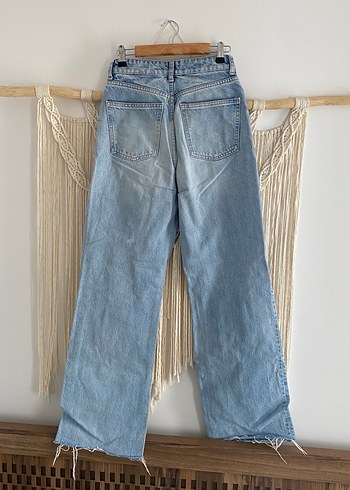 Zara Zara high rise wide leg jean