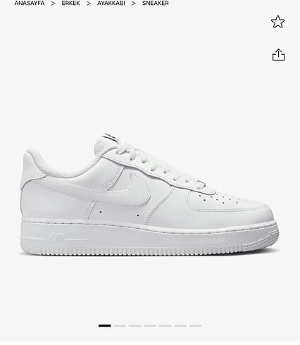 Nıke air force 1 beyaz sneaker