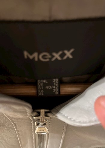 Gri Deri Kadın Biker Ceket - Görsel 2