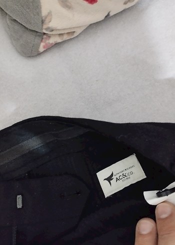 Düğmeli Kadın Mavi Slim Denim Pantolon - Görsel 4