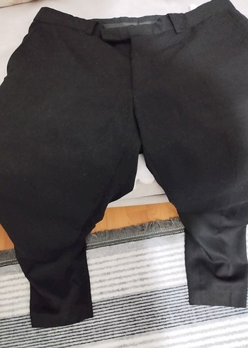 Düğmeli Kadın Mavi Slim Denim Pantolon - Görsel 5