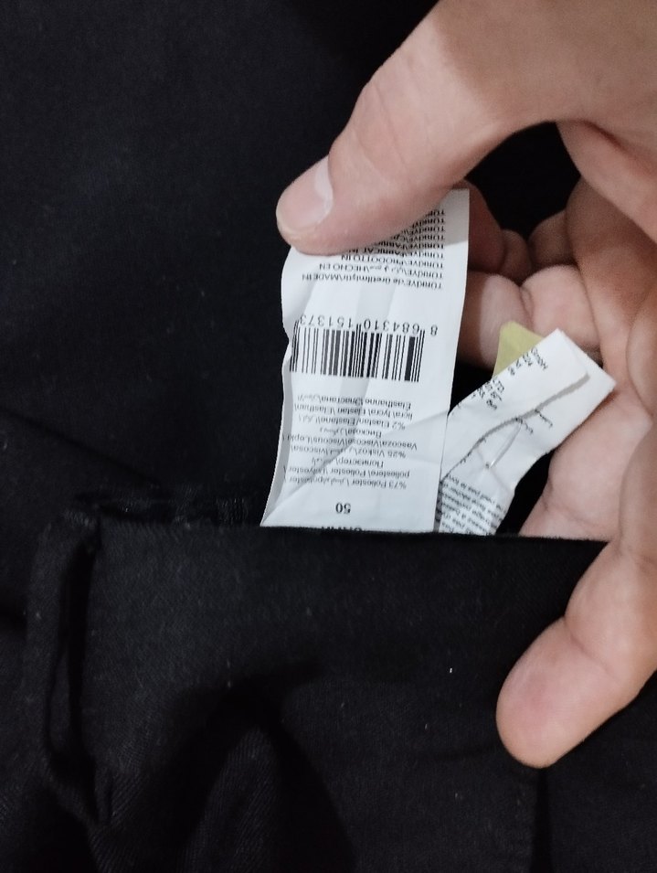 Düğmeli Kadın Mavi Slim Denim Pantolon - Görsel 3