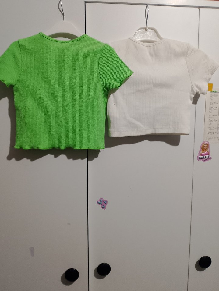 Koton Renkli Düğmeli Kız Tişörtü - Görsel 2