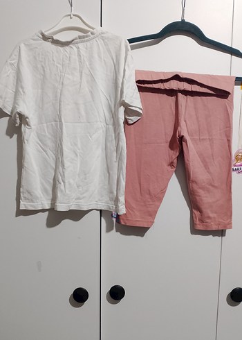 Beyaz Baskılı Kısa Kollu Pijama Takımı - Görsel 2