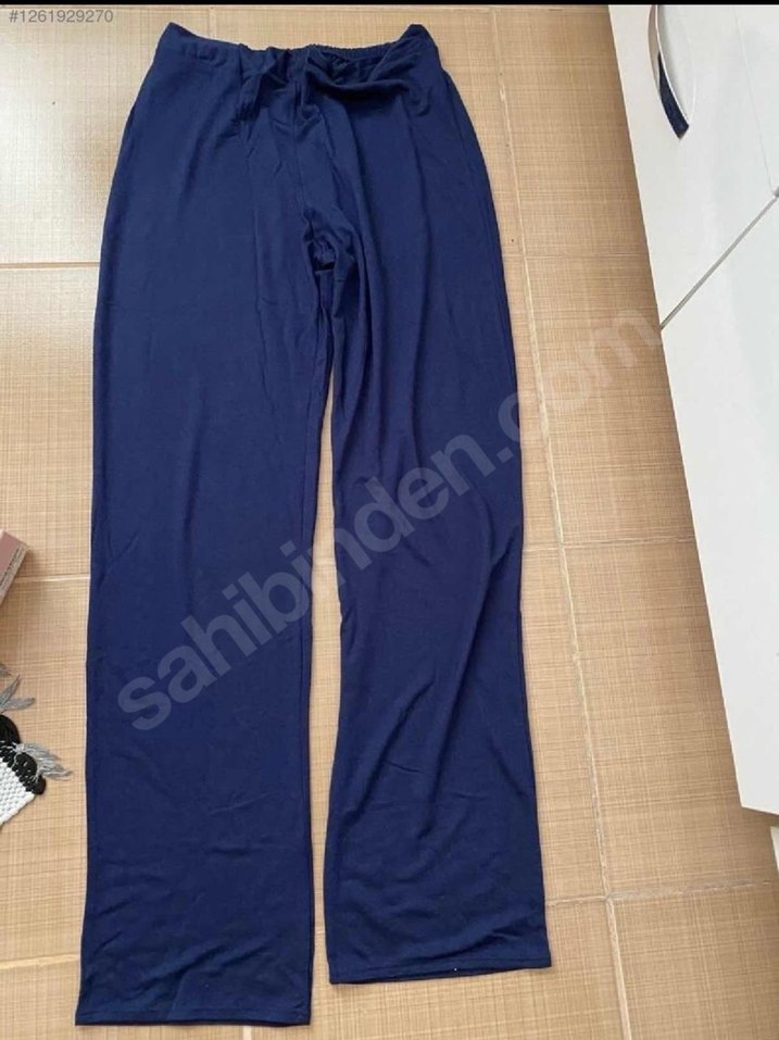 Bohem Uzun Kollu Kadın Sabahlık - Lacivert - Görsel 5