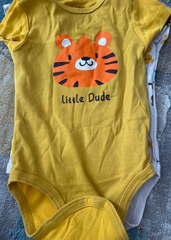 Sarı Uzun Kollu Bebek Body - Görsel 2