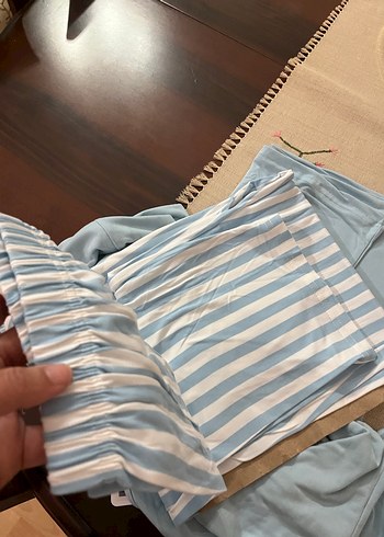 Mavi Kadın pijama takımı - Görsel 5