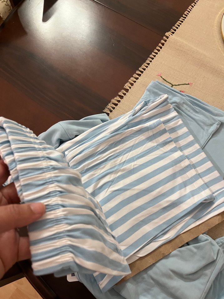 Mavi Kadın pijama takımı - Görsel 5