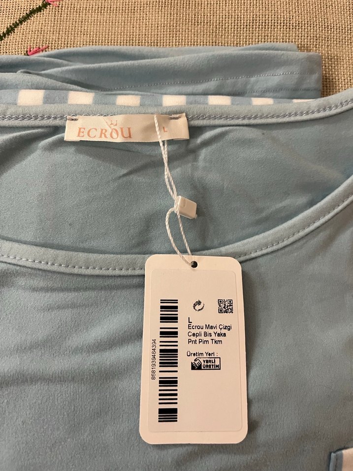 Mavi Kadın pijama takımı - Görsel 3