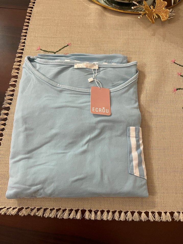 Mavi Kadın pijama takımı - Görsel 4