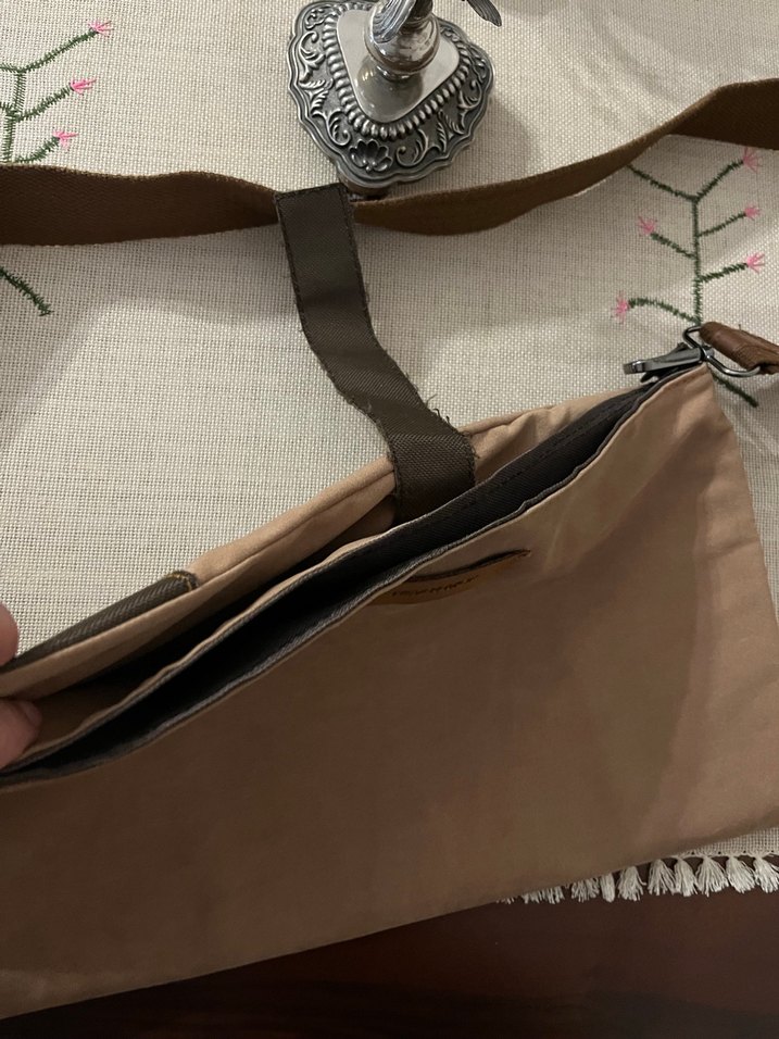 Bej  Bohem Kadın Clutch Çanta - Görsel 3