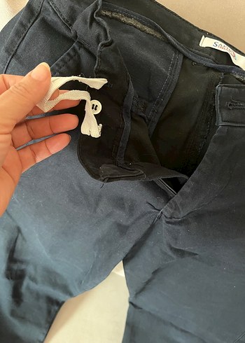 Erkek lacivert siyah normal kesim pantolon - Görsel 5