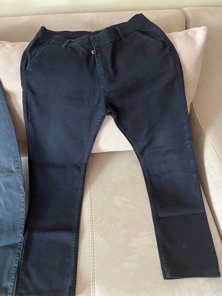 Erkek lacivert siyah normal kesim pantolon - Görsel 2