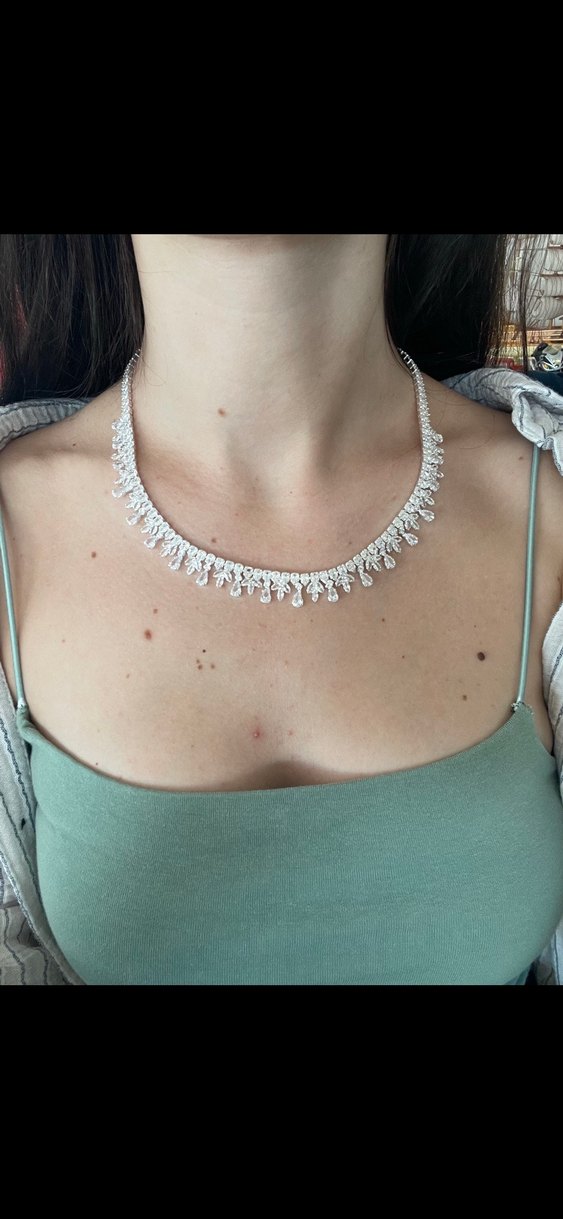 Zirkon taşlı Kolye Seti - Görsel 4