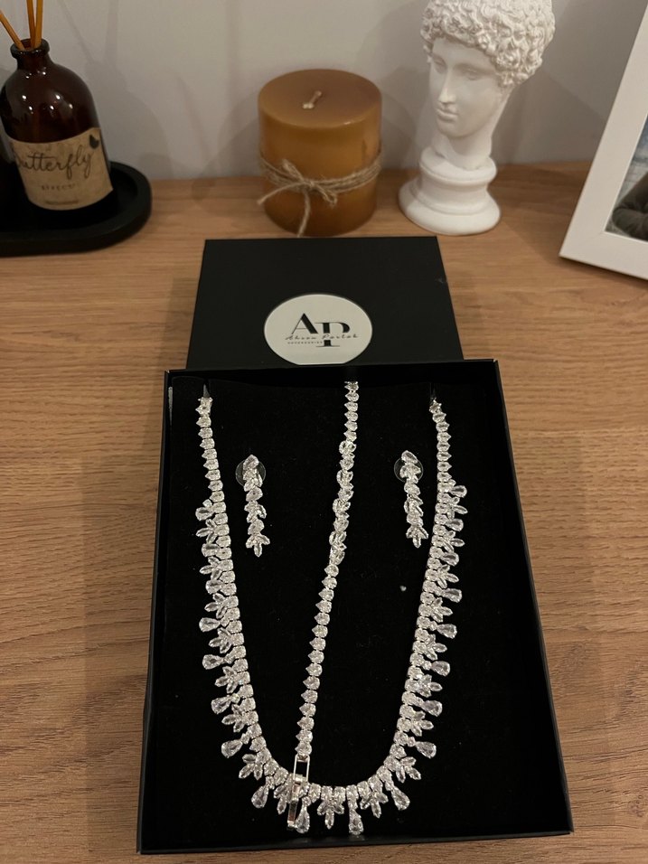 Zirkon taşlı Kolye Seti - Görsel 2