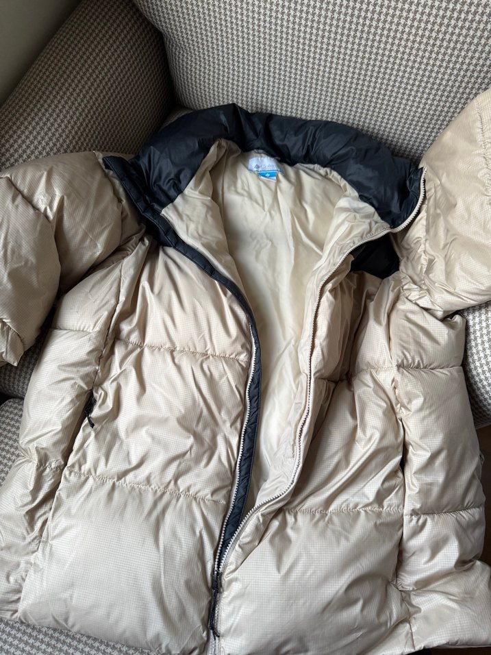 Columbia Erkek Bej Kapitone Mont AZ BULUNAN BEDEN - Görsel 4