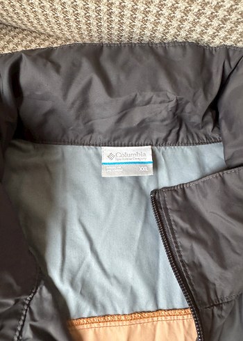 Hardal-Siyah Columbia Fermuarlı Erkek Yağmurluk - Görsel 4