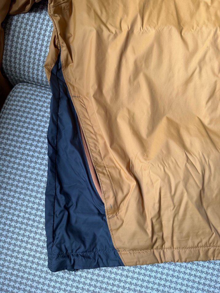 Hardal-Siyah Columbia Fermuarlı Erkek Yağmurluk - Görsel 3