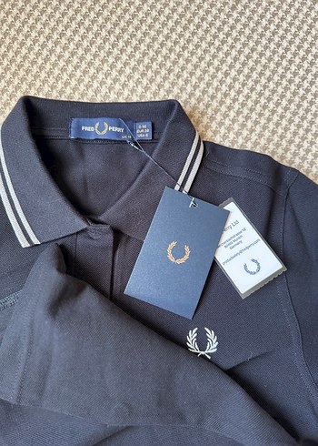 Siyah Fred Perry Polo Tişört - Görsel 3