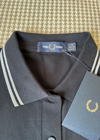 Siyah Fred Perry Polo Tişört - Görsel 2