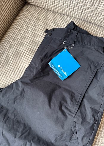 Erkek Siyah Kayak Pantolonu, Bol Kesim, Kemerli - Görsel 5