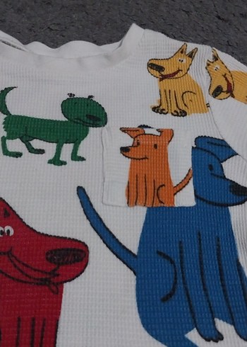 Koton Renkli Desenli tişört