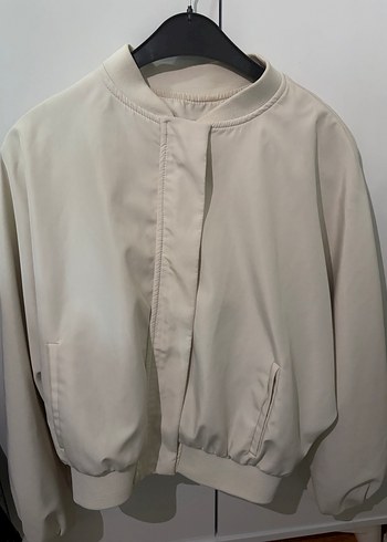 Beyaz Kadın Midi Boy Basic Ceket - Görsel 3