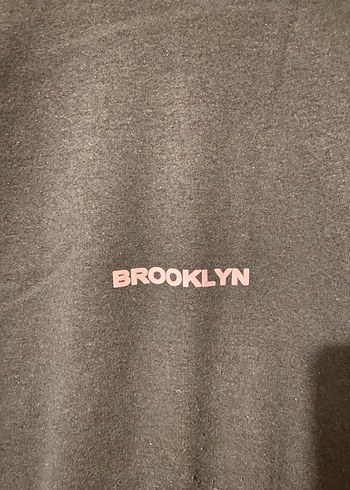 Kadın Yeşil Brooklyn Baskılı Sweatshirt - Görsel 2