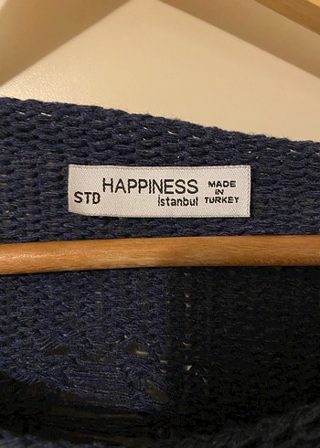 Lacivert Örgü Kadın Triko Kazak - Görsel 3