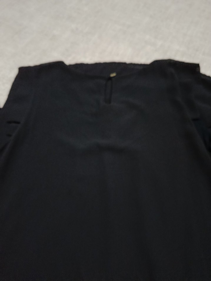 Siyah Hamile Midi Elbise - Görsel 4