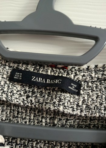 V Yaka Gri Örgü Midi Elbise Zara - Görsel 2