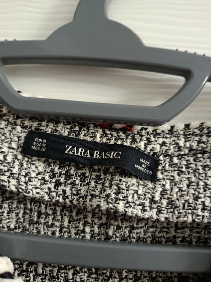 V Yaka Gri Örgü Midi Elbise Zara - Görsel 2